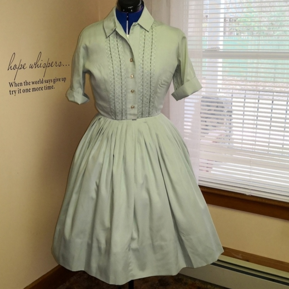 Vintage 1950s Rockabilly Swing Dress